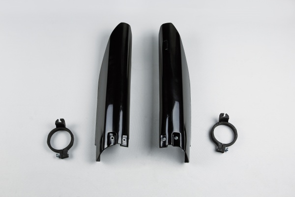 Fork Slider Protectors black for Suzuki RM 125 (2004-06) - RM 250 (2004-06)